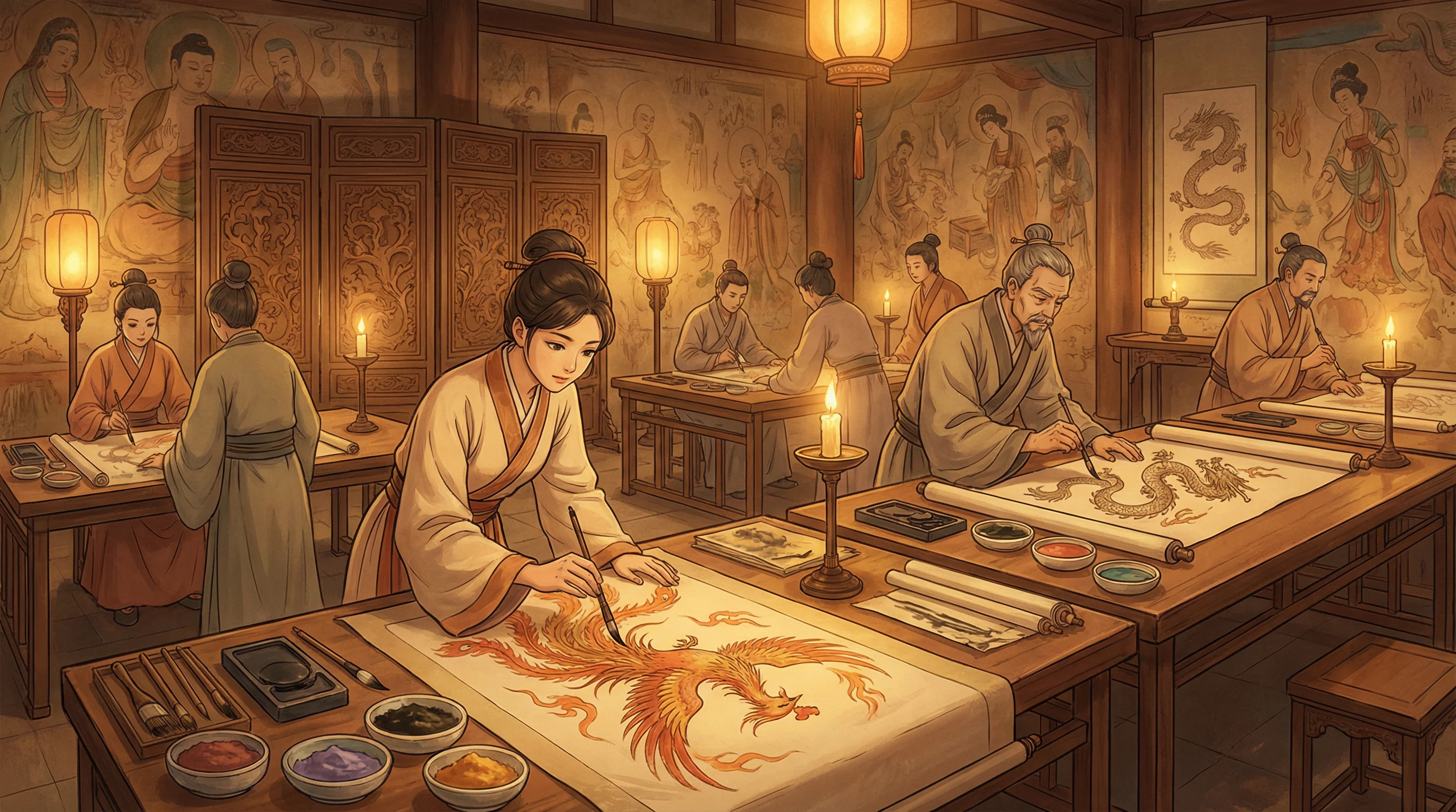 画师入驻 - 捷克钞能力搭讪全集 国风动漫画师